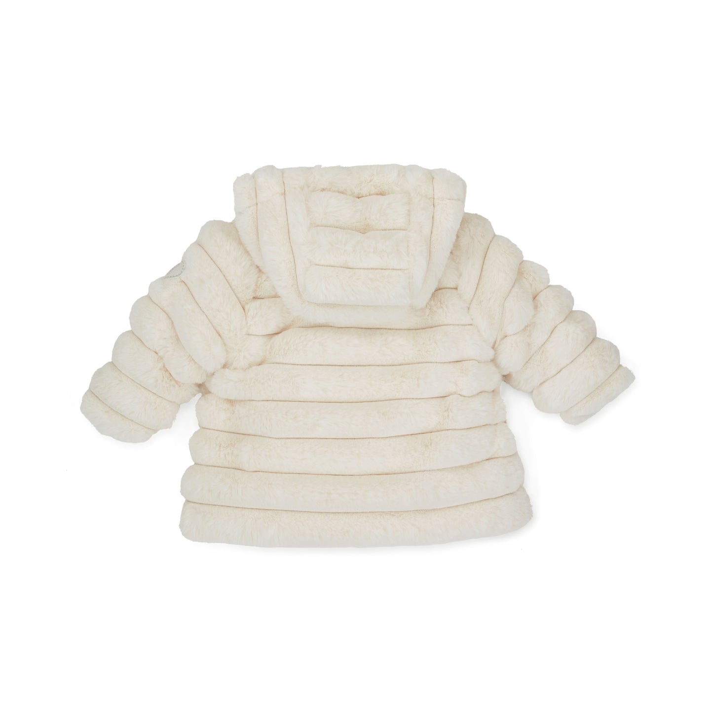 Pre Order - Little A Girls Little Locket Collection Dixie Fur Coat - Snow White
