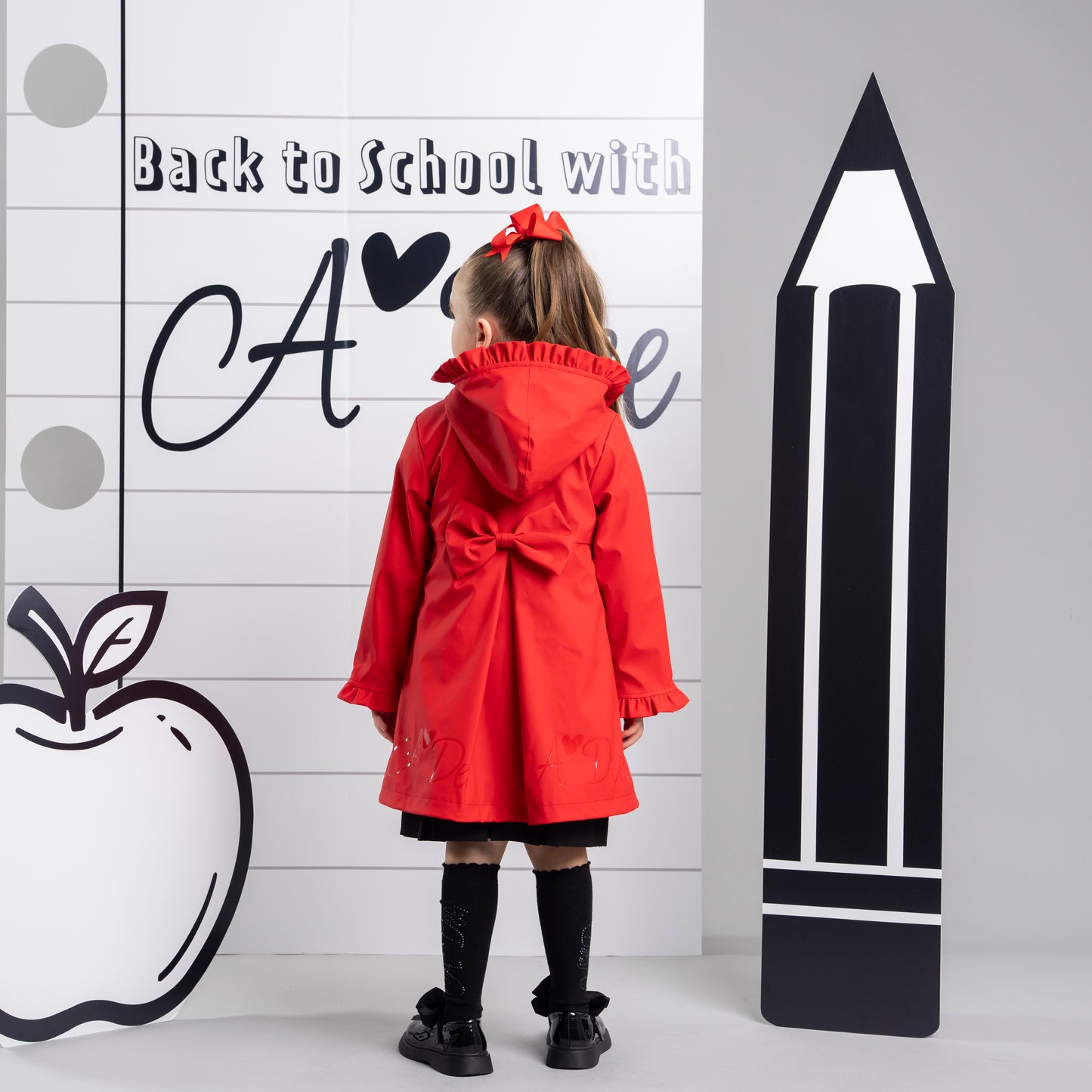 Pre-Order | Adee-Nova Raincoat W266203-Red
