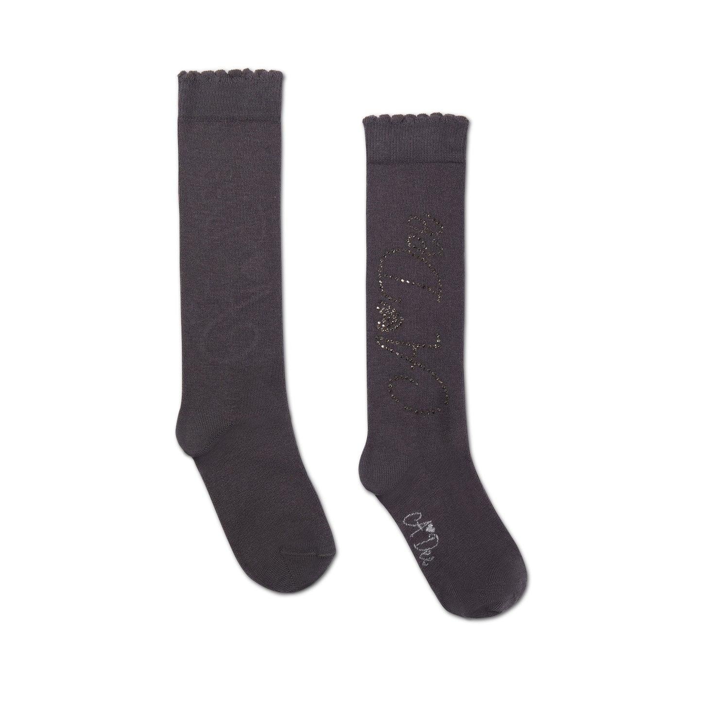 Adee-Seren Knee High Sock W266901-Grey