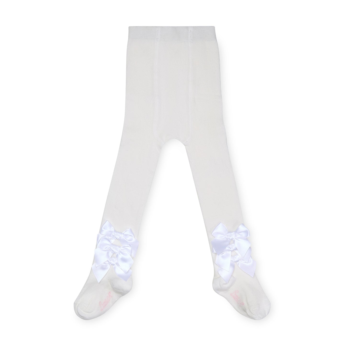 Pre Order - Little A Girls Divine Snow White Bow Tights