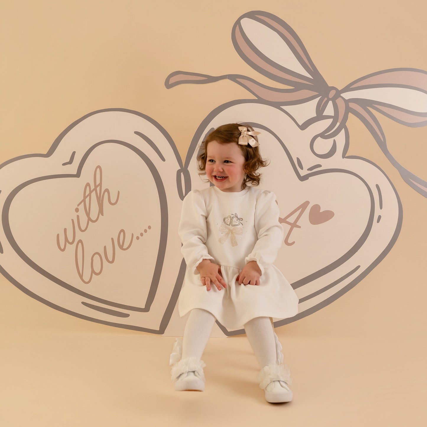Pre Order - Little A Girls Delilah Snow White Dress