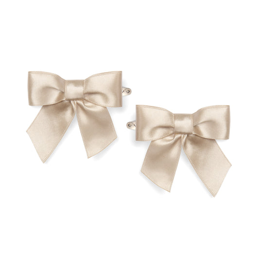 Pre order -  Little A Girls Denver Stone Beige hairclip