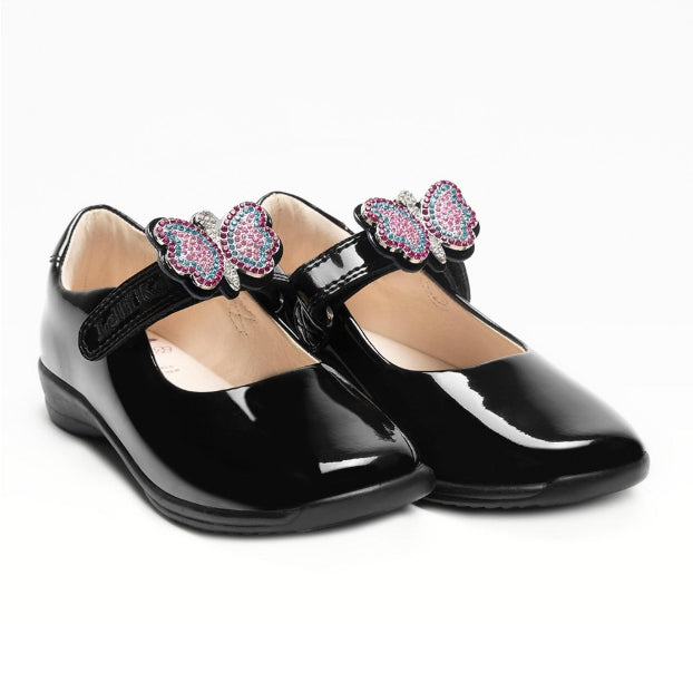 Lelli Kelly - Luna 2 School Shoes  LKSO8611 - Black Patent
