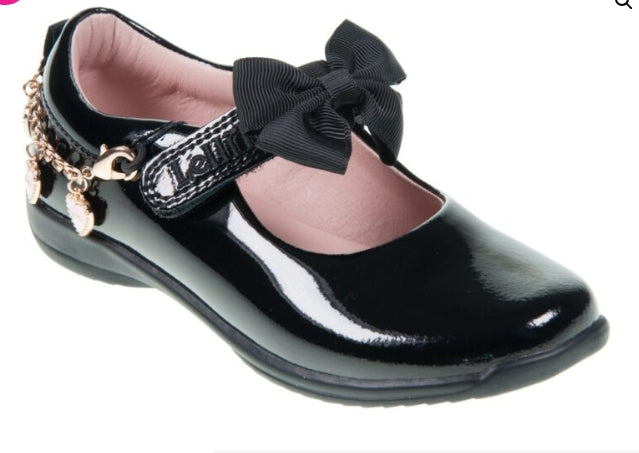 Lelli Kelly - Annie F School Shoes  LKSA8428 - Black Patent