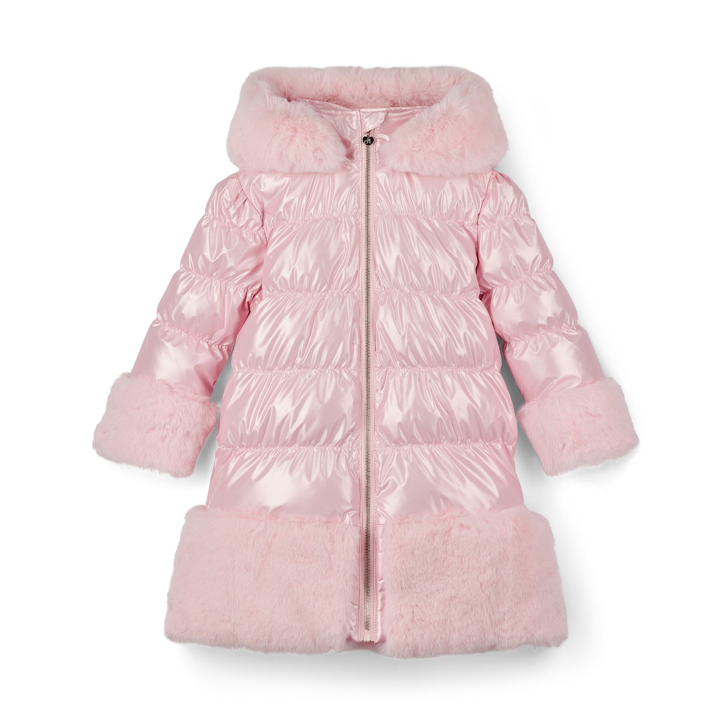 Pre Order - ADee Girls AURORA Pink Faux Fur Coat