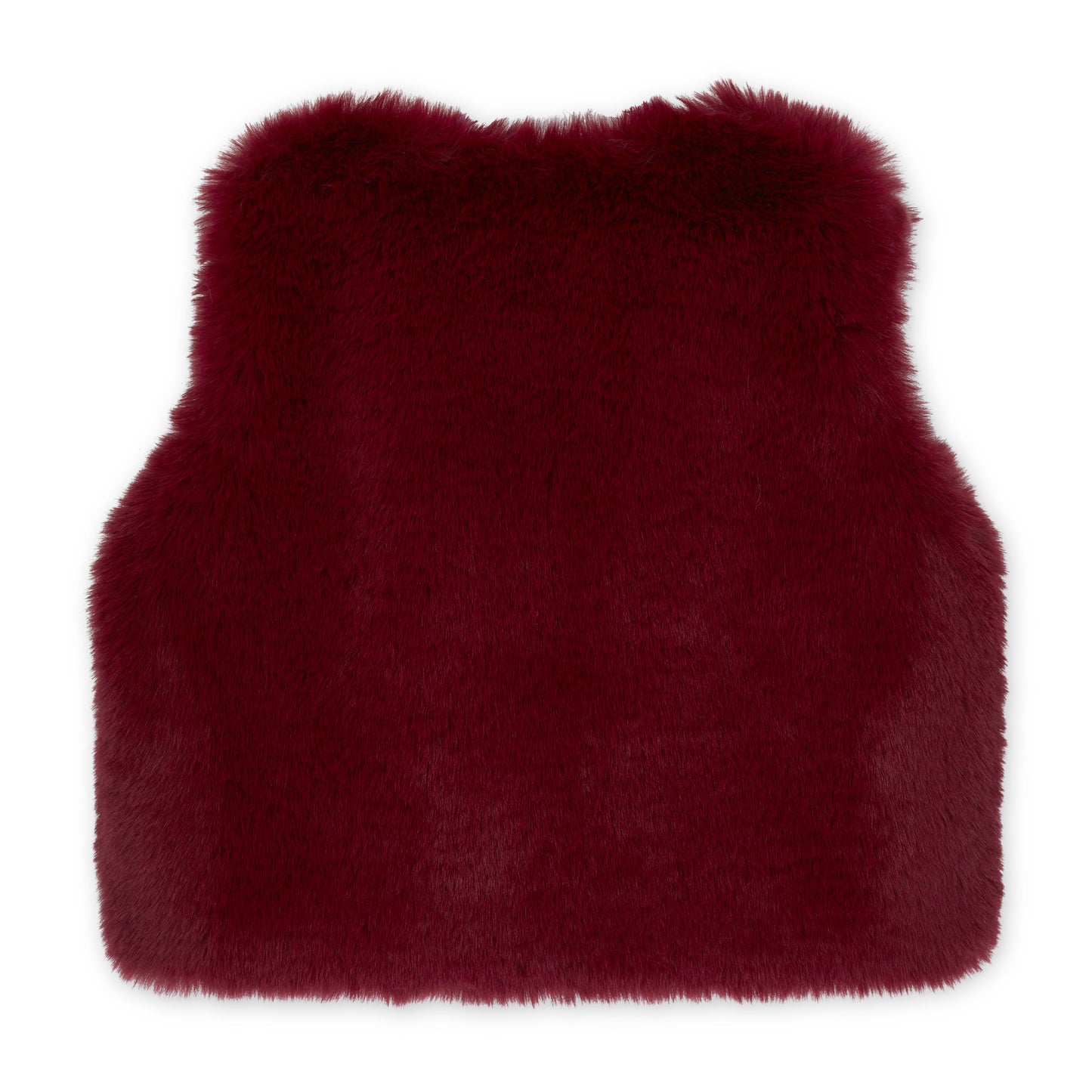 Pre Order - ADee Girls ANNA Deep Cherry Faux Fur Gilet