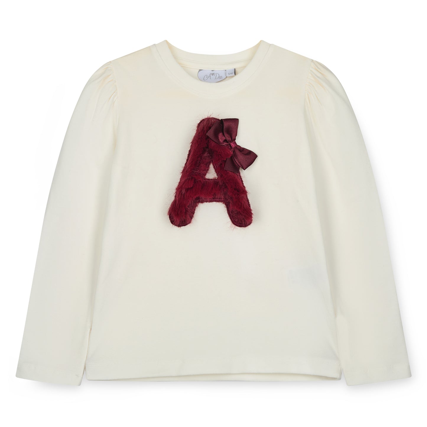 Pre Order - ADee Girls ANDREA Deep Cherry Fur Skirt Set