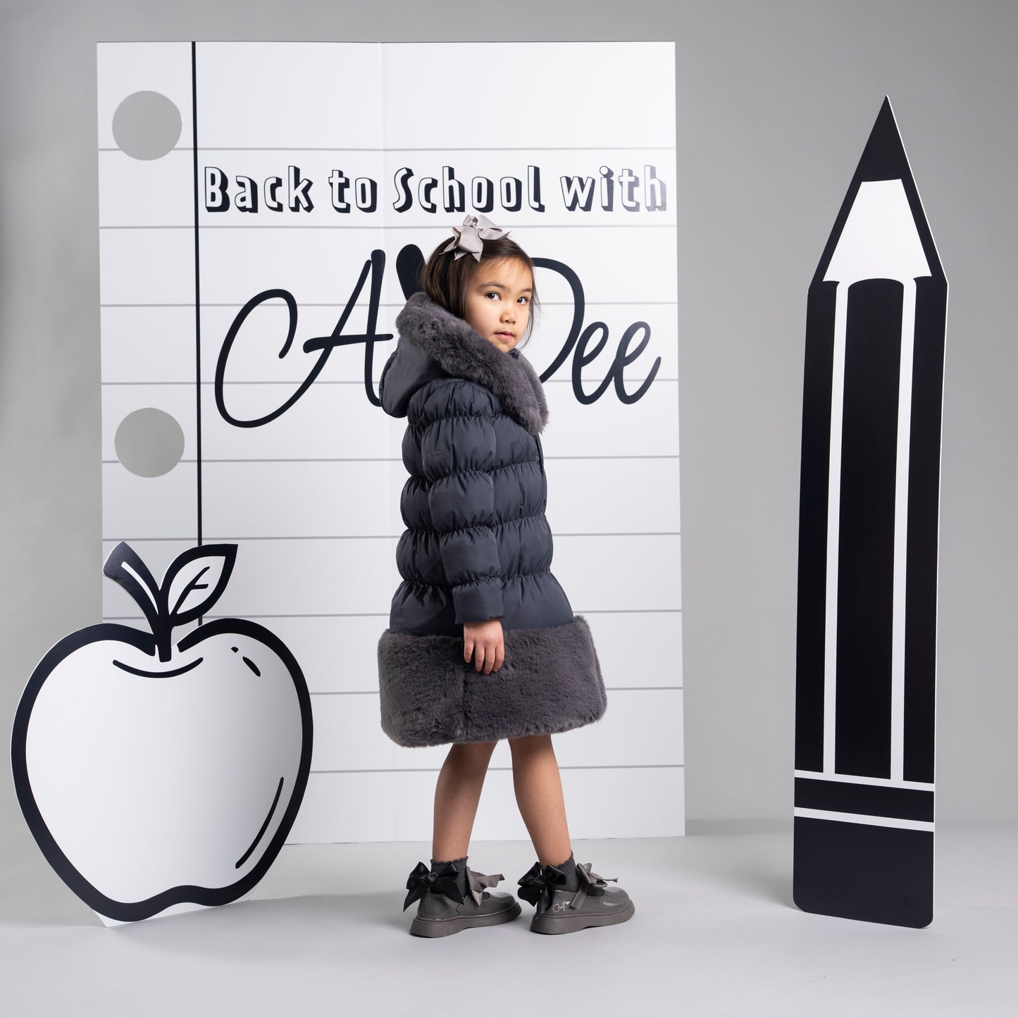 Pre-Order | Adee-Rhea Long Jacket W266202-Grey