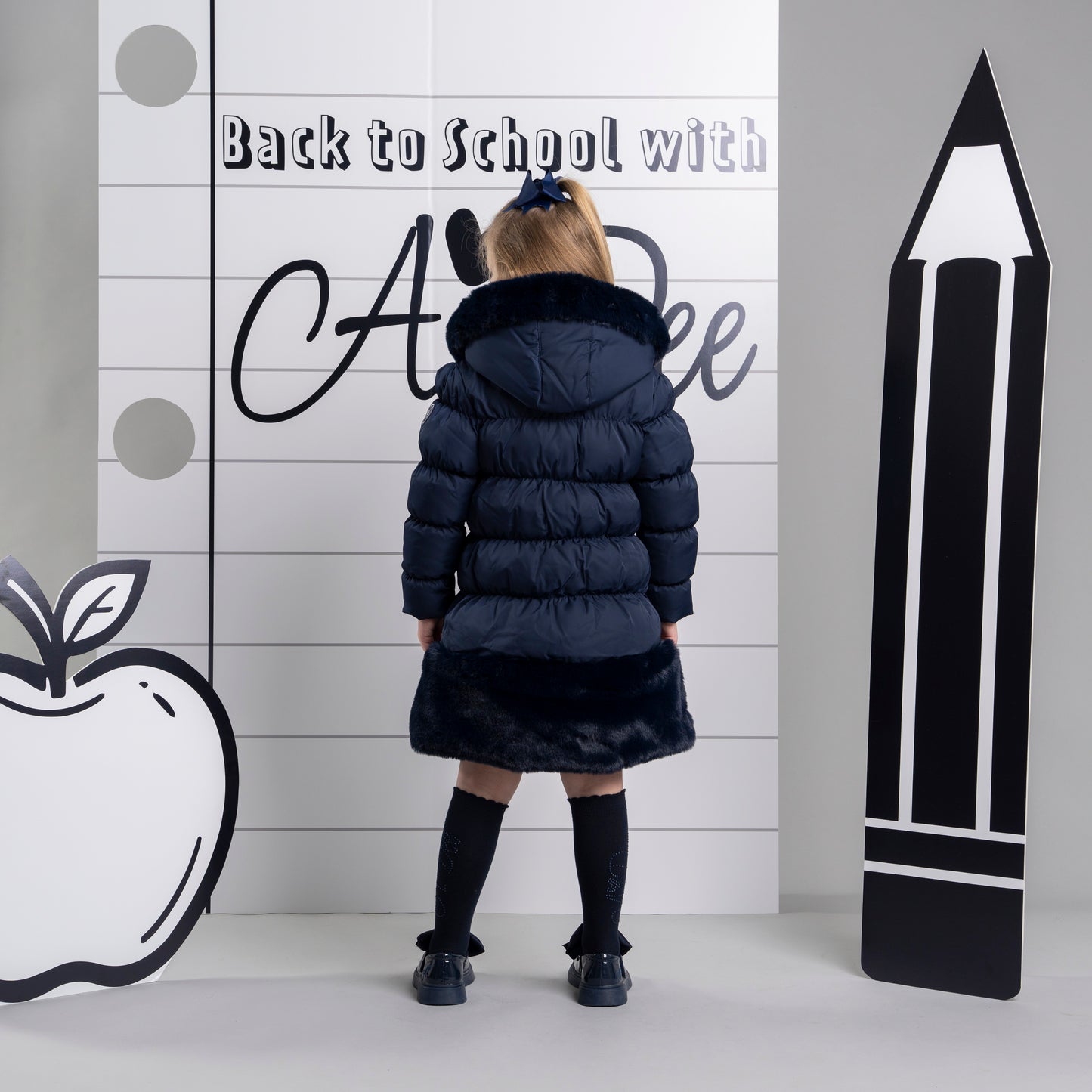 Pre-Order | Adee-Rhea Long Jacket W266202-Navy