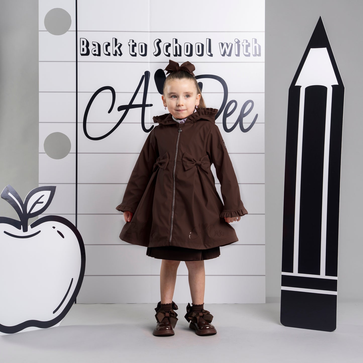 Pre-Order | Adee-Nova Raincoat W266203-Brown