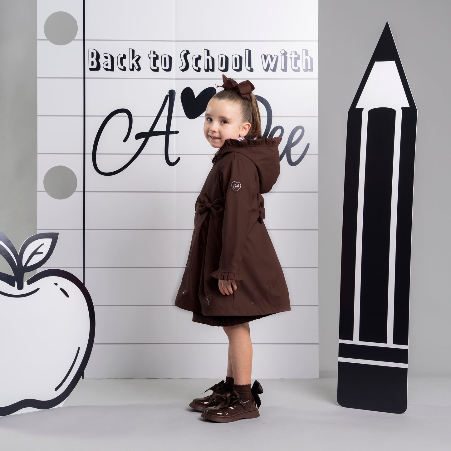 Pre-Order | Adee-Nova Raincoat W266203-Brown