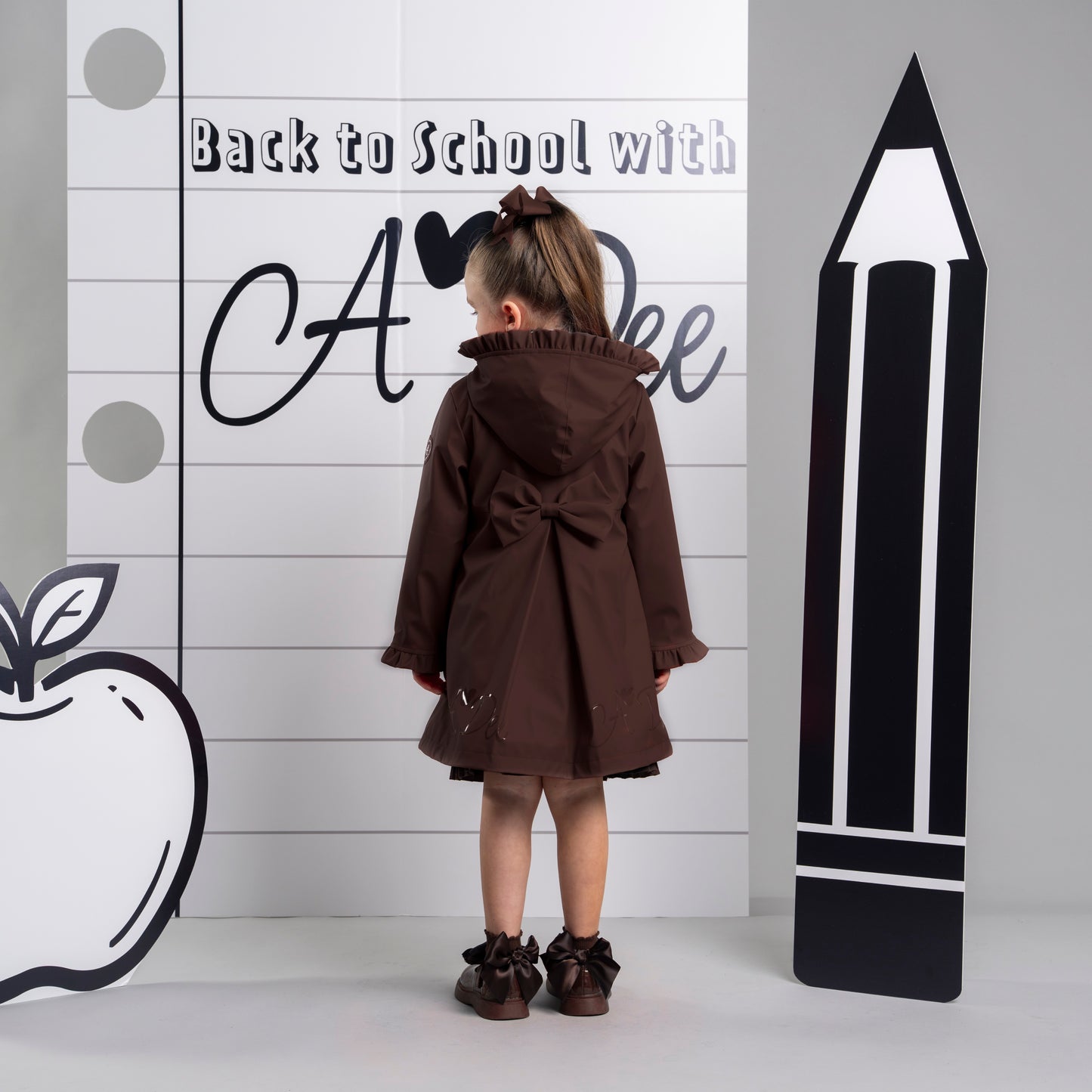 Pre-Order | Adee-Nova Raincoat W266203-Brown