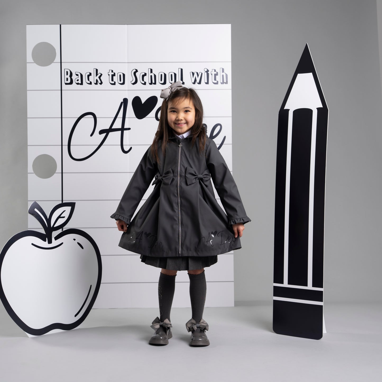 Pre-Order | Adee-Nova Raincoat W266203-Grey