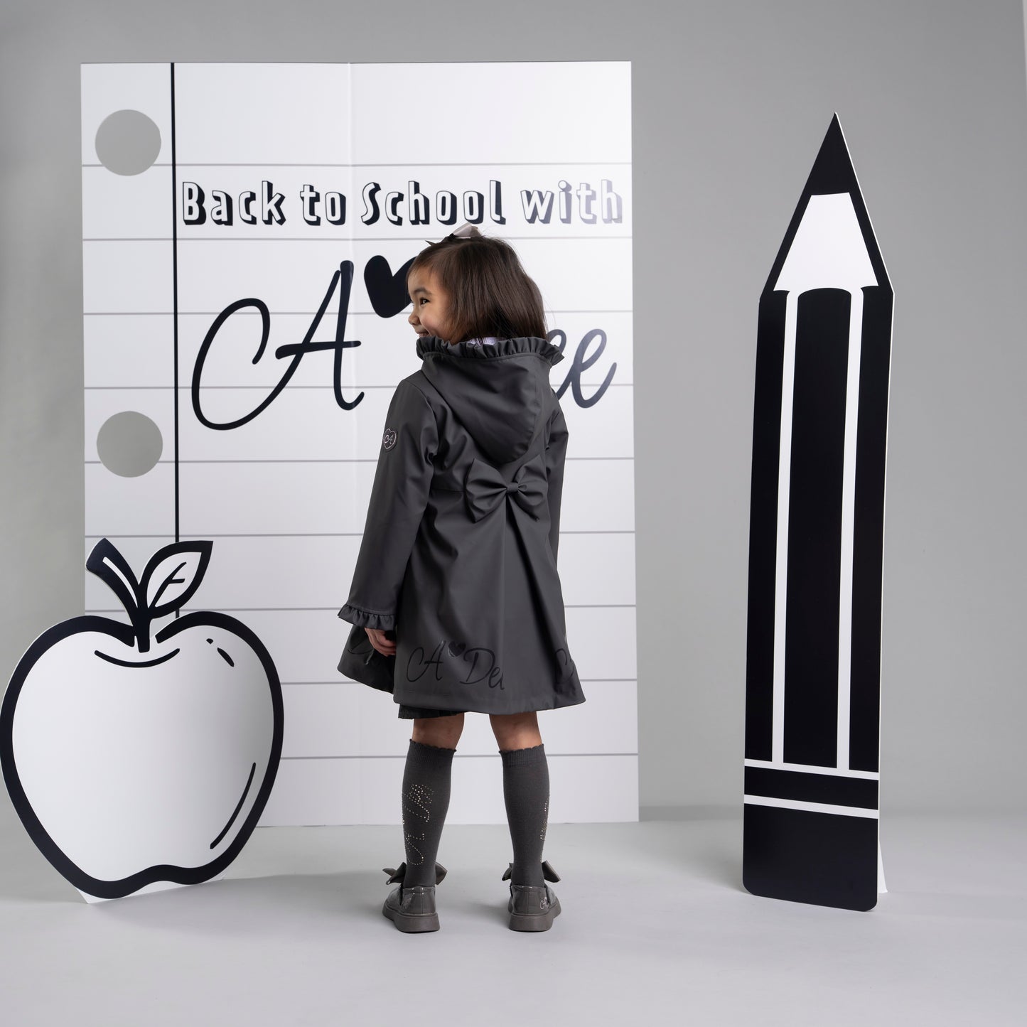 Pre-Order | Adee-Nova Raincoat W266203-Grey