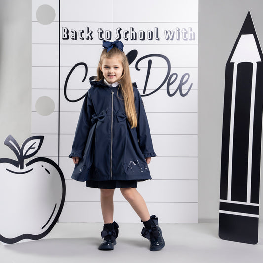 Pre-Order | Adee-Nova Raincoat W266203-Navy