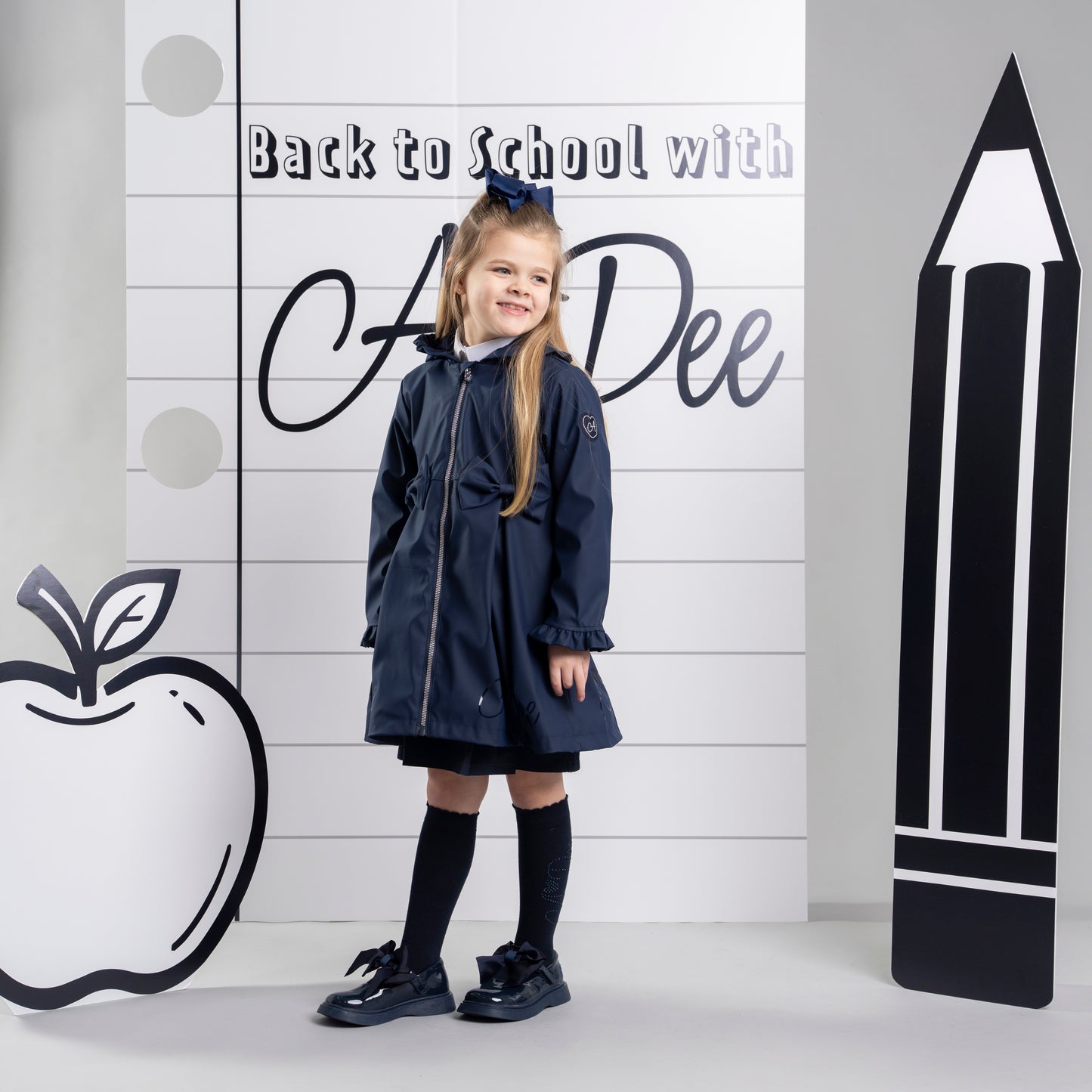 Pre-Order | Adee-Nova Raincoat W266203-Navy
