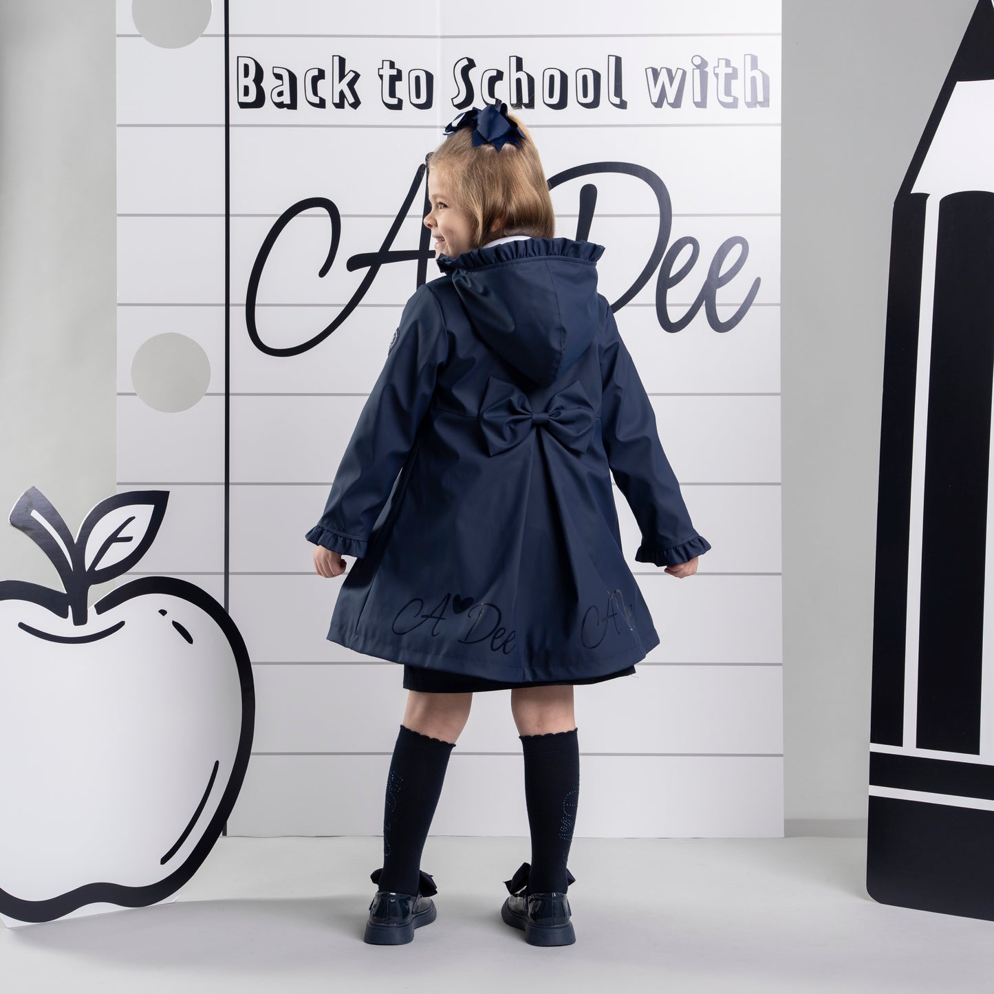 Pre-Order | Adee-Nova Raincoat W266203-Navy
