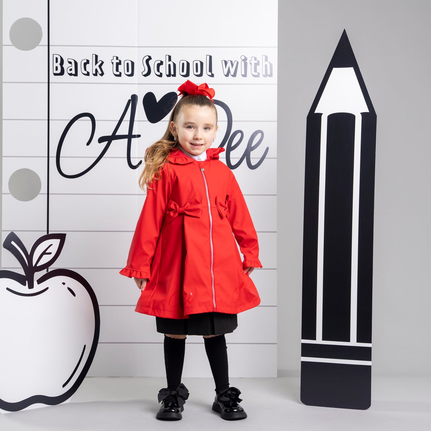 Pre-Order | Adee-Nova Raincoat W266203-Red