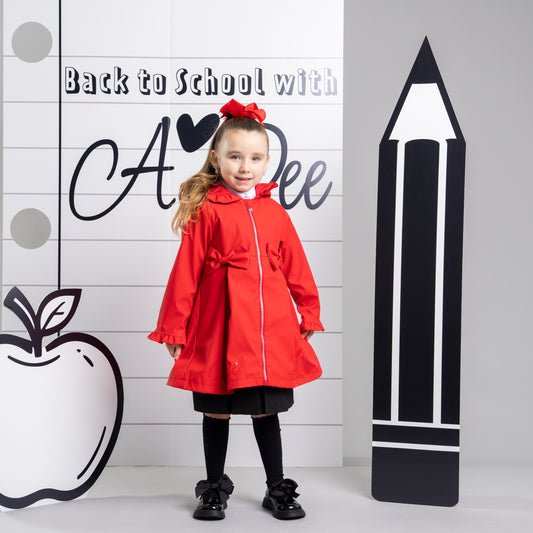 Adee-Nova Raincoat W266203-Red
