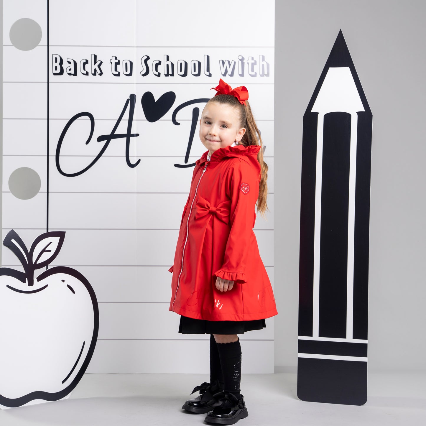 Pre-Order | Adee-Nova Raincoat W266203-Red