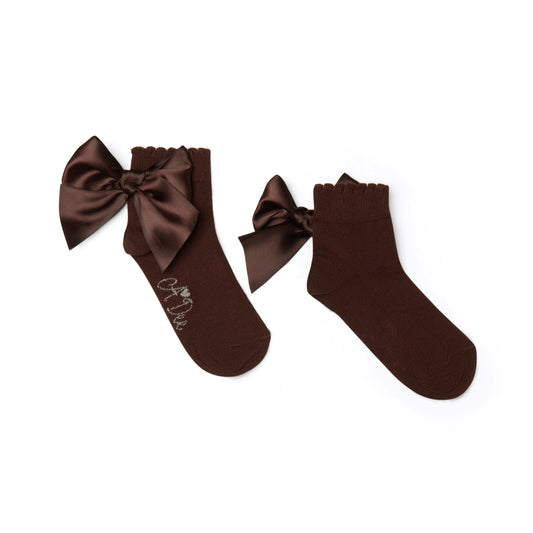 Pre-Order | Adee-Cara Ankle Socks W266902-Brown