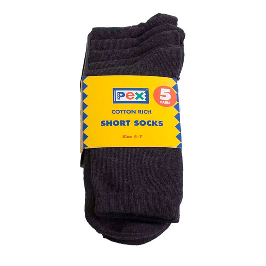 Pex- Short Socks S4335/003/25 - Dark Grey