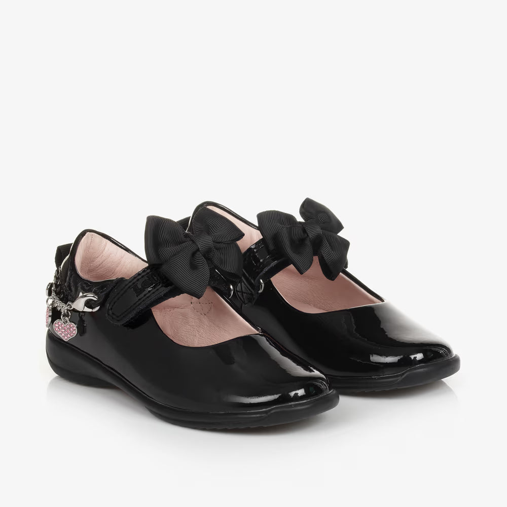 Lelli Kelly - Annie F School Shoes  LKSA8428 - Black Patent